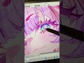 綺々羅々ヴィヴィちゃんの目を描いてみた【Illustration making】#shorts