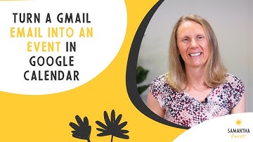 How to turn a Gmail email into an event in Google Calendar