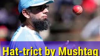 Saqlain Mushtaq Hat- Trick First Spinner Made Hat-Trict In World Cricket History First Hat-Trict