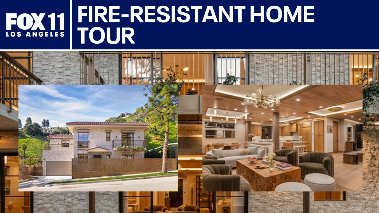 Fire-resistent home tour in the Pacific Palisades