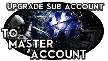 How To Upgrade A PSN Sub Account To A Master Account