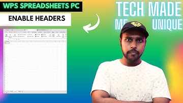 how to enable headers in wps spreadsheets | how to turn headings in wps spreadsheets