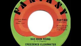 1969 HITS ARCHIVE: Bad Moon Rising - Creedence Clearwater Revival (a #1 record--mono)