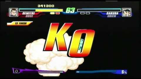 Capcom Fighting Evolution - Rose & Demitri Playthrough (Part 1)