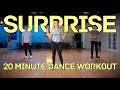 25 minute surprise dance workout  cha cha samba merengue salsa swing jive  follow along