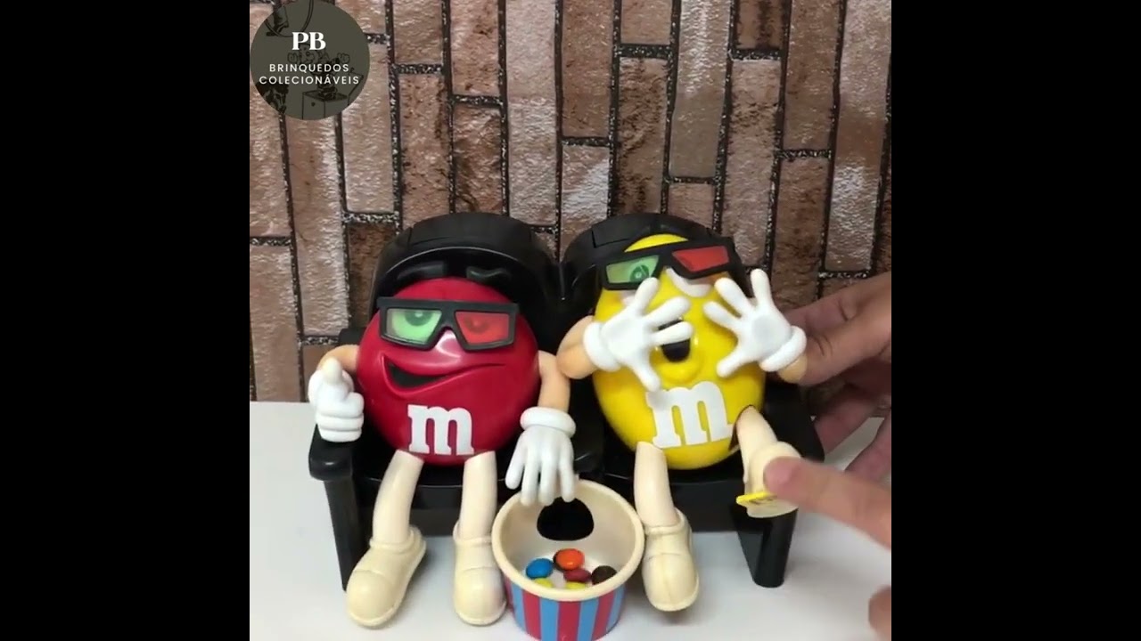Bonecos M&M's Dispenser Cinema 3D Mms - Edição Limitada - Pedro Bruna Colecionáveis