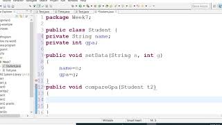 OOP Wk 7 Lab Video 2