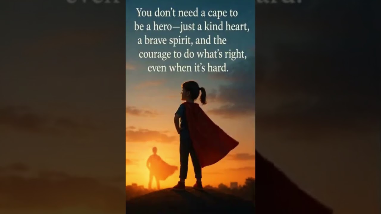 Every Child Can Be a Superhero |  Courage | Kindness | Motivation For Children |