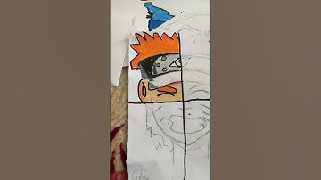 One drawing, But 4 different styles  ✨Naruto✨ Part 2 #shorts