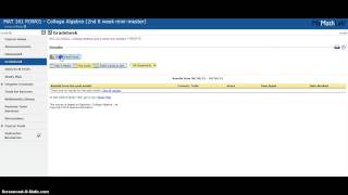 Introduction to My Math Lab