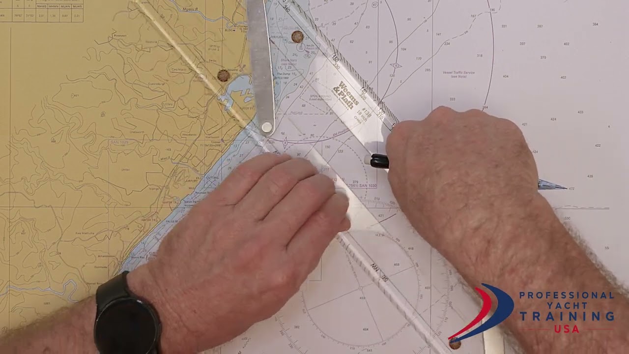 PYTUSA Chart Work - 3 Bearing Fix by Mike Price