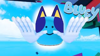 BLUEY JUGANDO al ESCONDITE MODO DIOS | Las Aventuras de BLUEY en ROBLOX!