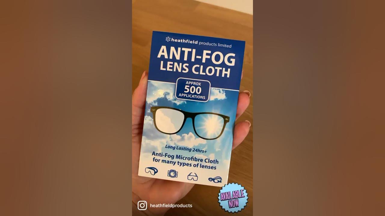 Anti-Fog Wipes Lasts 24hrs | Progear | for Glasses Goggles Sunglasses