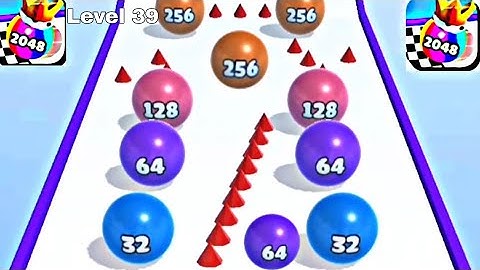 Ball Merge 2048 - All Levels Ball Gameplay Android, iOS ( Level 36 - 40 )
