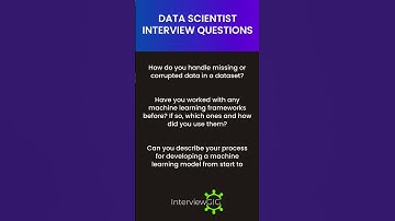 Data Scientist Interview Questions for Experienced #datascientist  #shorts #datascience