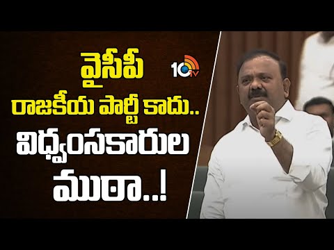వైసీపీ రాజకీయ పార్టీ కాదు.. విధ్వంసకారుల ముఠా..! | Yarapathineni Srinivasa Rao Fires on YCP | 10TV - 10TVNEWSTELUGU