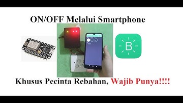 Control Lampu Rumah On/Off Dengan Smartphone IOT ESP 8266 Dan Blynk