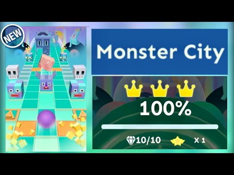 Rolling Sky - Monster City Level 53 [OFFICIAL]