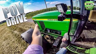 John Deere 7810 - POV Transport & SOUND!