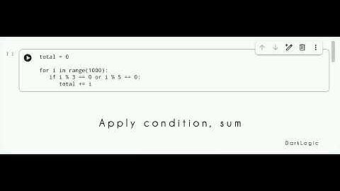 Project Euler 1 | python