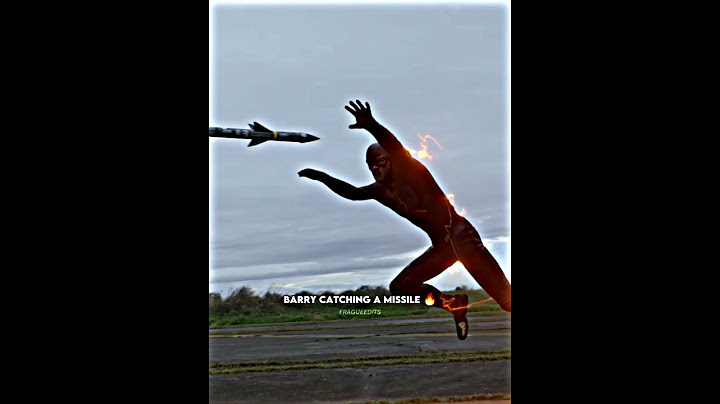 Barry catching a missile 🔥 #shorts