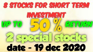 upto 50% return | best stocks to buy now | short term investment stocks | best share to invest