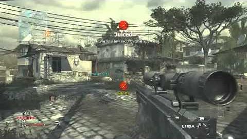 MW3: Jump Shot No scope Across The Map?!