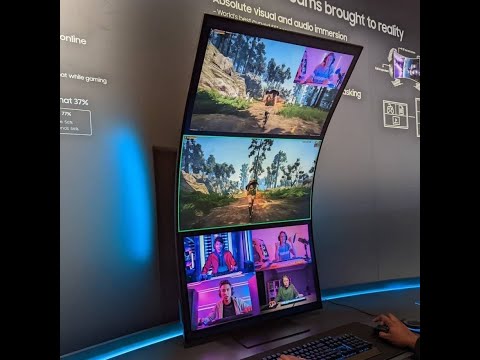 Самый большой игровой монитор от Samsung Odyssey Ark 55"