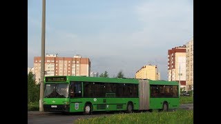 Автобус Минска МАЗ-105,гос.№ АЕ 3739-7,марш.944 (30.03.2019)