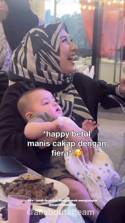 Tinggi Betul Hidung Manis Patut Adyan Sebijik Omputih Pun! 😮‍💨 #aimanis #adyan #aiteam