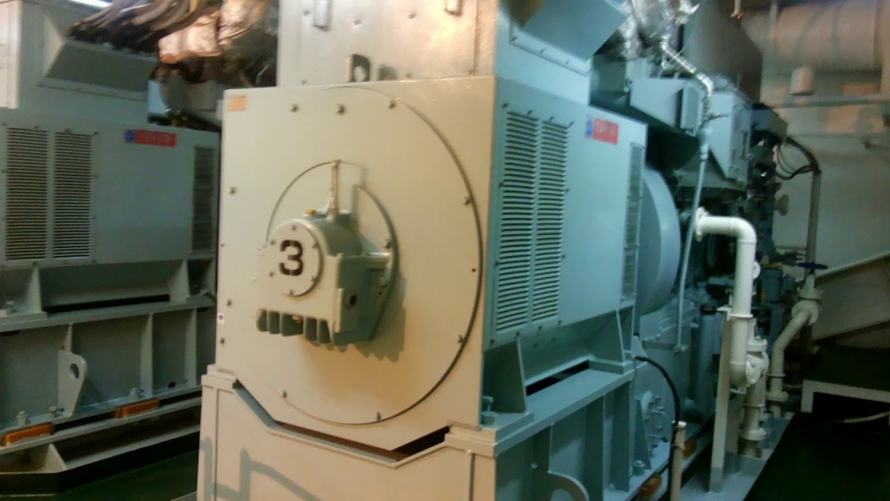 Engine Room of 34,378GRT GEAR BULK CARRIER SUPRAMAX
