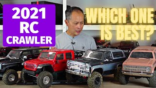 2021 Best Trail Crawler Shootout  TRX4 vs. SCX10.3, Cross RC, Gmade Chevy