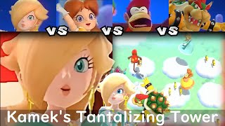 Super Mario Party Rosalina vs Daisy vs Bowser vs Diddy Kong #102 Kamek's Tantalizing Tower