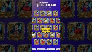 Fc mobile TOTS event Ultimate team of the season #shorts #shortvideo
