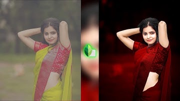 New Snapseed Dark Red Effect Photo Editing | Snapseed Background Colour change 🔥