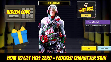 how to get hidden password in ho ho event codm / free zero flocked character skin in Cod mobile