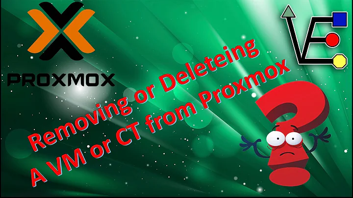 Removing or Deleteing A VM or CT from Proxmox