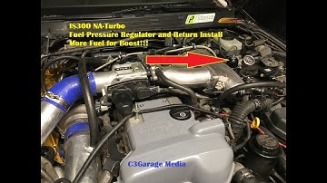 Fuel for More Boost!! Lexus IS300 NA-T Fuel Regulator and Return Install