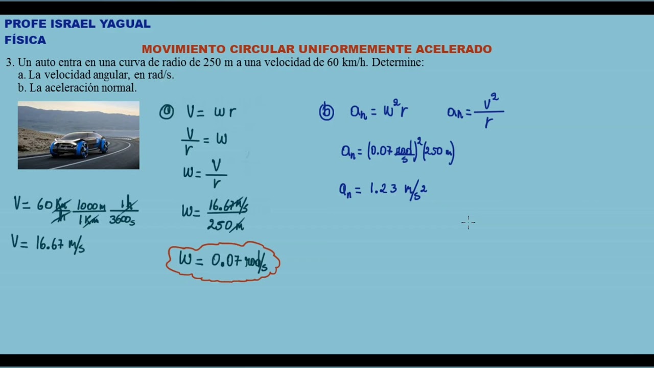 12.2 Ejercicios de Movimiento Circular Uniformemente Acelerado Tipo 2