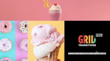 Grid Transitions - Best After Effects Templates 2019