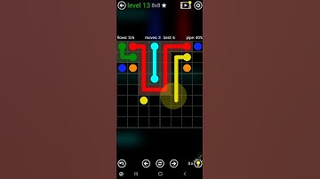 How To Solve Flow Free Classic Pack Level 13 8x8 Board Walk Through Solution Walkthrough