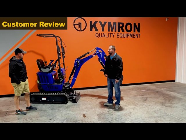 Customer review of the KYMRON ZX16D Mini Excavator - YouTube