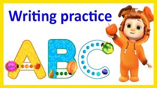 Writing practice ABC | English Lessons for Children