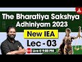 Bsa bhartiya sakshya adhiniyam 2023  lecture03  new criminal laws  new iea 1872