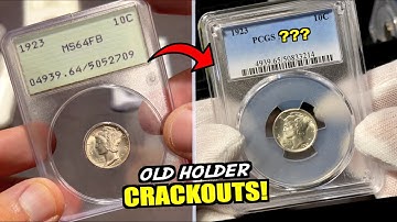 PCGS Unboxing 3 - Old Holder Crack Outs! (Upgrades, Lincolns, Type, Silver)