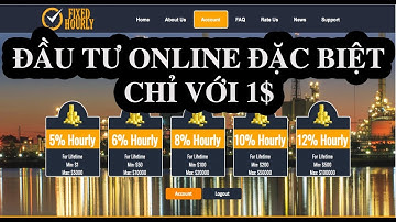 fixedhourly Đặc biệt min đầu tư từ 1$ lãi mãi mãi | Đã đầu tư và rút tiền