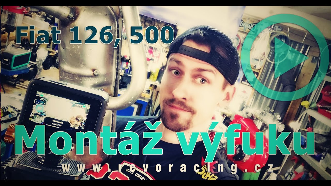 Správná montáž výfuku a držáků výfuku Fiat 126 a 500 a jaké jsou typy držáků výfuků