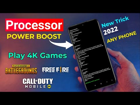 Boost Processor Power in Any Phone & Play 4K Pubg & Free Fire Smoothly | Pubg Lag Fix Android 2021