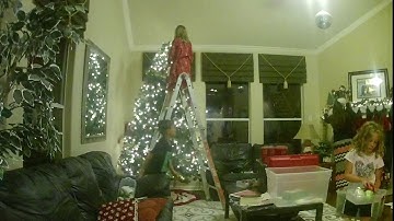 Quints getting ready for Christmas Time lapse