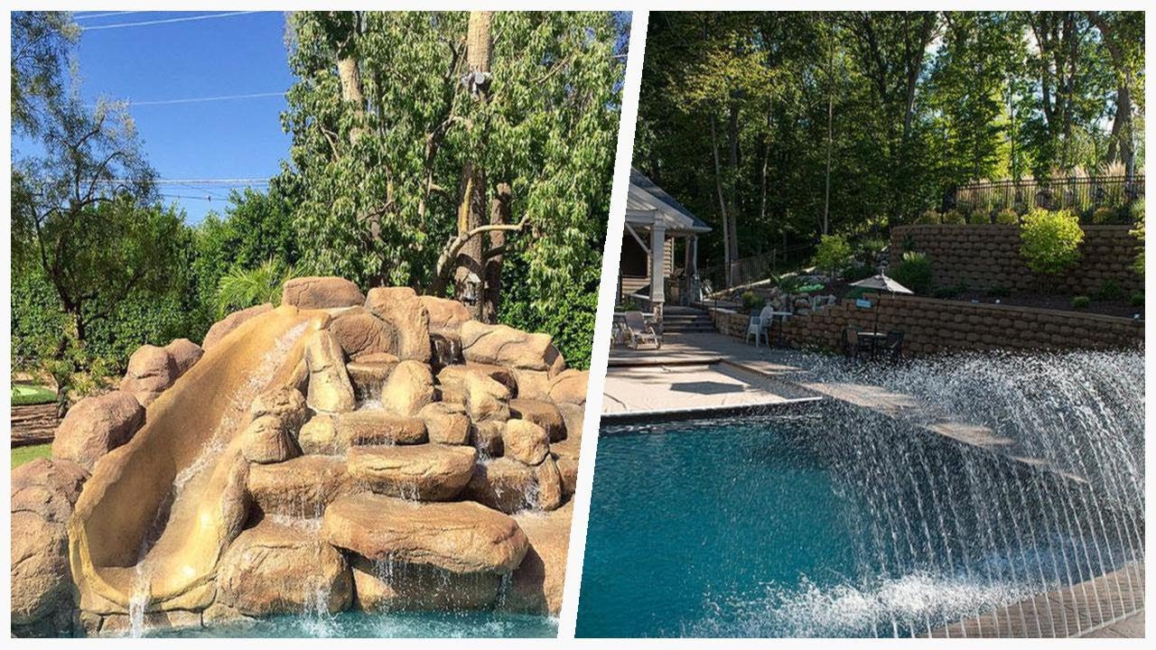 75 Turquoise Stamped Concrete Pool Design Ideas You'll Love ⭐️